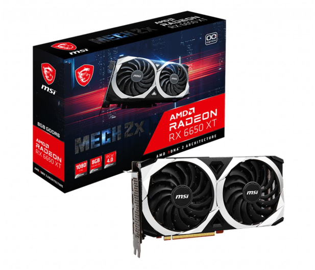 Imagen de Видеокарта MSI Radeon RX 6650 XT MECH 2X OC 8GB GDDR6