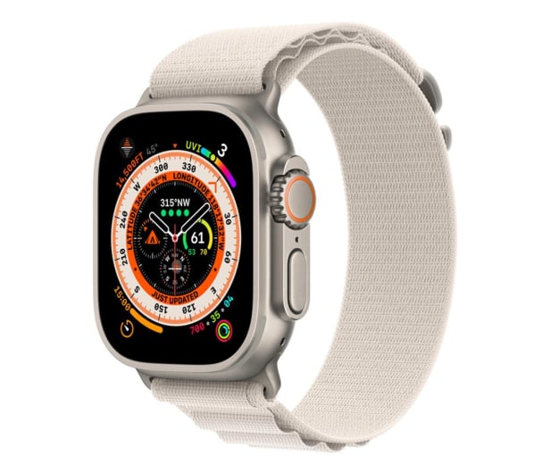 Изображение Умные часы Apple Watch Ultra Titanium/Starlight Alpine Loop L LTE