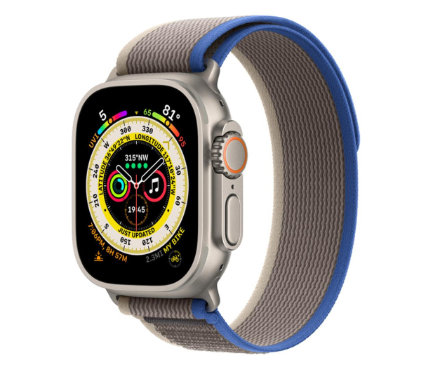 Изображение Умные часы Apple Watch Ultra Titanium/Blue Gray Trail Loop S/M LTE