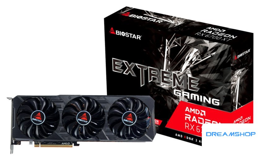 Изображение Видеокарта BIOSTAR Radeon RX 6700 XT 12GB GDDR6 VA67T6TML9