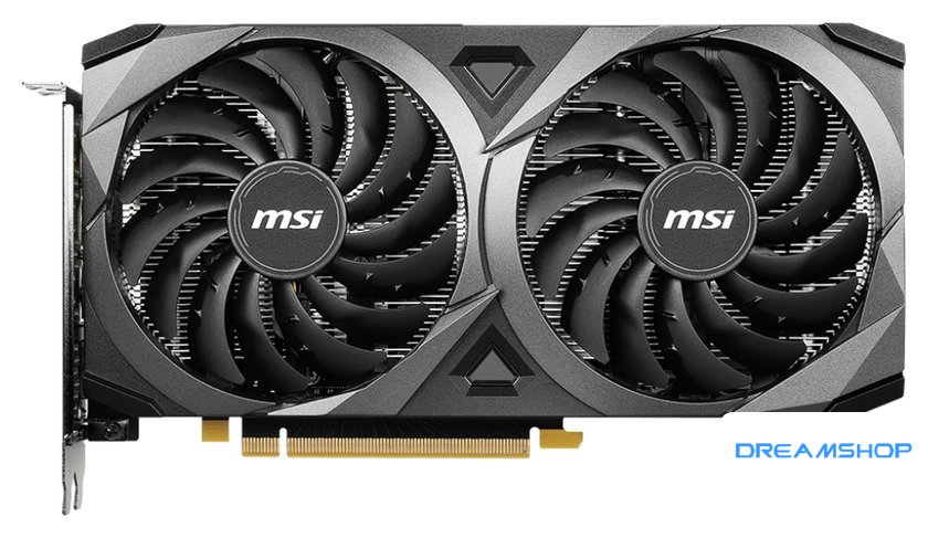 Изображение Видеокарта MSI GeForce RTX 3060 Ti Ventus 2X 8G V1 LHR