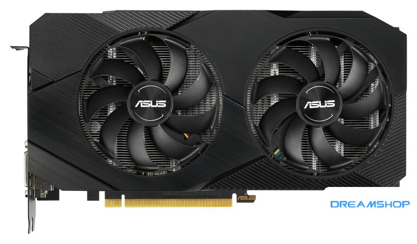 Изображение Видеокарта ASUS Dual GeForce RTX 2060 OC EVO 6GB GDDR6 DUAL-RTX2060-O6G-EVO