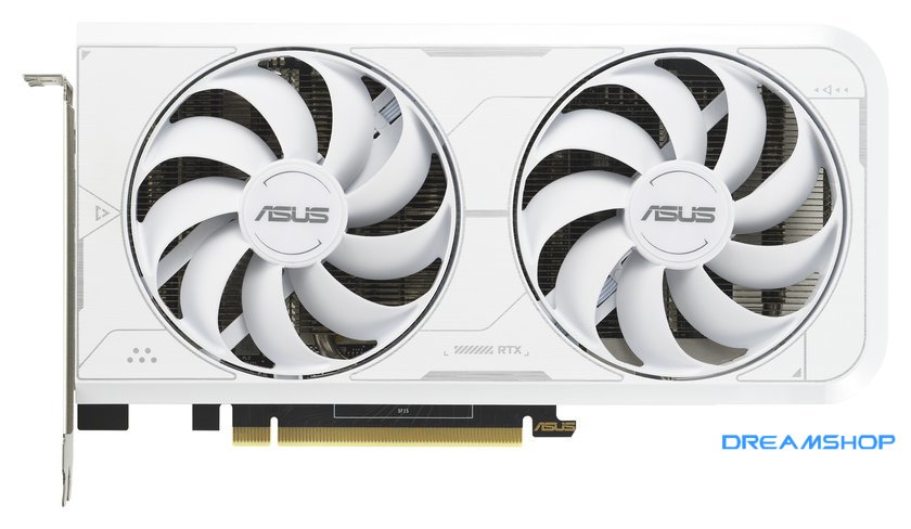 Imagen de Видеокарта ASUS Dual GeForce RTX 3060 Ti White OC Edition 8GB GDDR6X DUAL-RTX3060TI-O8GD6X-WHITE