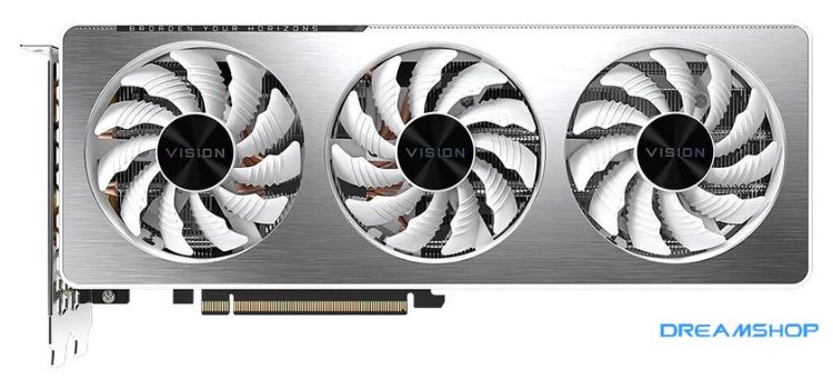 Imagen de Видеокарта Gigabyte GeForce RTX 3060 Ti Vision 8G GV-N306TVISION-8GD