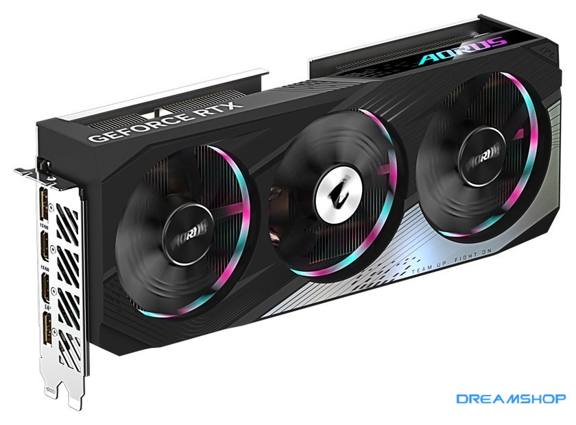 Изображение Видеокарта Gigabyte Aorus GeForce RTX 4060 Elite 8G GV-N4060AORUS E-8GD