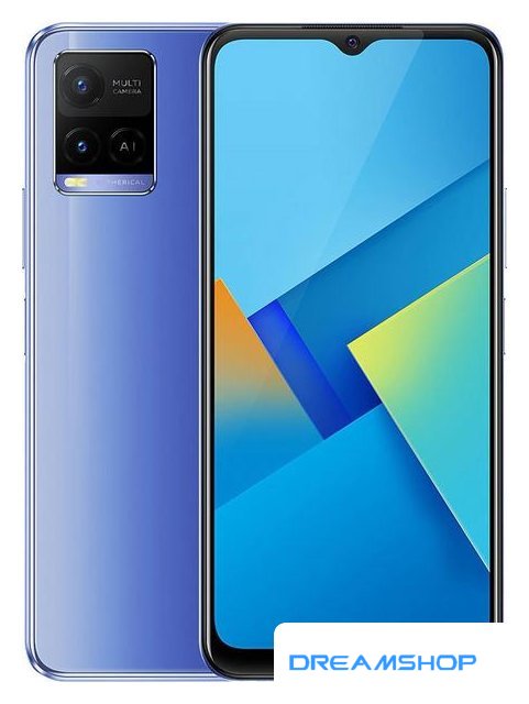 Изображение Смартфон Vivo Y21 4GB/64GB международная версия (синий металлик)