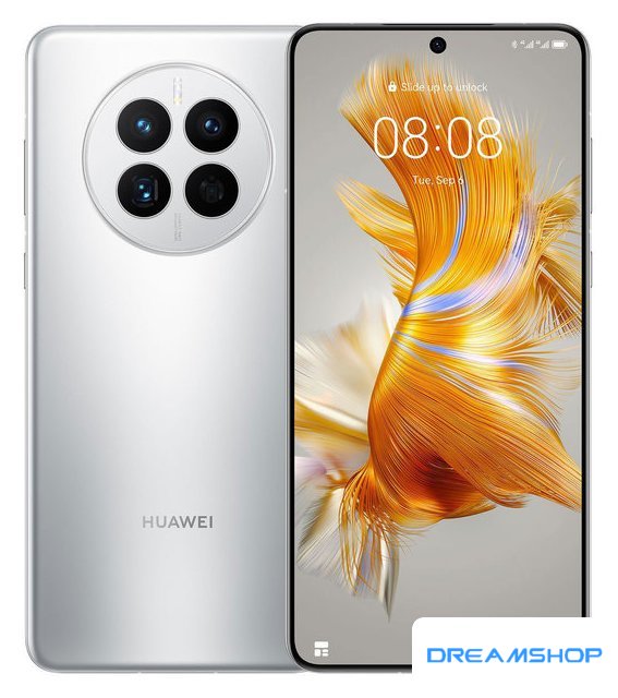 Изображение Смартфон Huawei Mate 50 CET-LX9 8GB/256GB (снежное серебро)