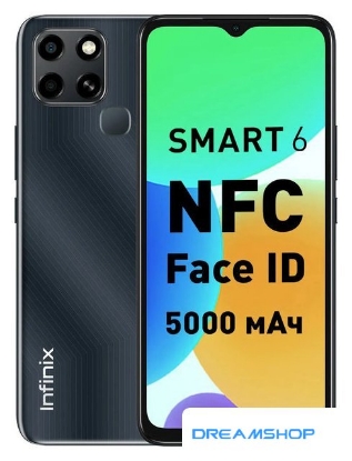 Изображение Смартфон Infinix Smart 6 NFC 2GB/32GB (черный)
