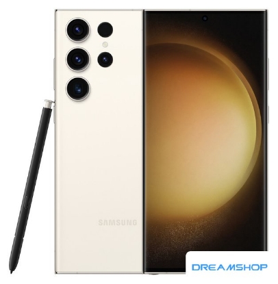 Изображение Смартфон Samsung Galaxy S23 Ultra SM-S918B/DS 12GB/512GB (бежевый)
