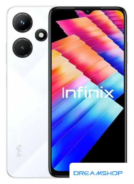 Изображение Смартфон Infinix Hot 30i X669D 4GB/128GB (кристально-белый)