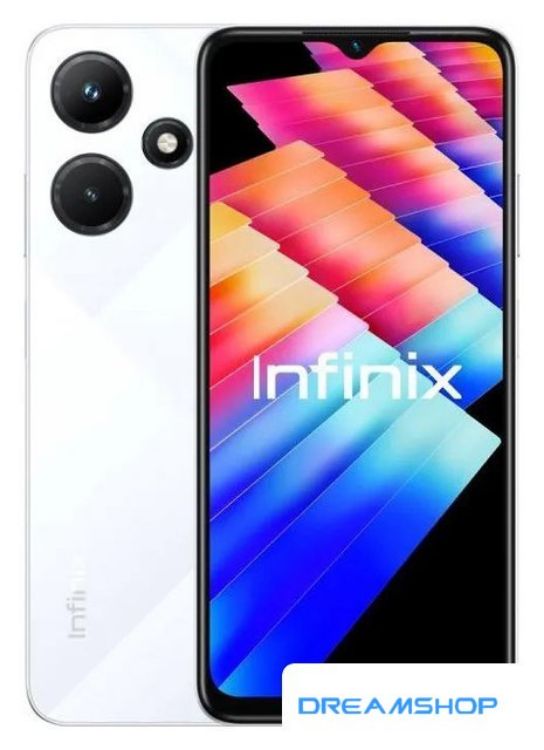 Imagen de Смартфон Infinix Hot 30i X669D 4GB/128GB (кристально-белый)