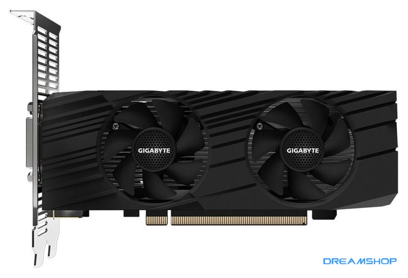 Изображение Видеокарта Gigabyte GeForce GTX 1650 D6 OC Low Profile 4GB GDDR6 GV-N1656OC-4GL