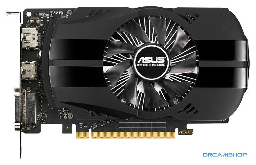 Изображение Видеокарта ASUS GeForce GTX 1050 Ti 4GB GDDR5 [PH-GTX1050TI-4G]