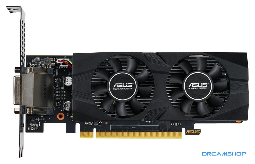 Изображение Видеокарта ASUS GeForce GTX 1650 OC edition 4GB GDDR5 GTX1650-O4G-LP-BRK