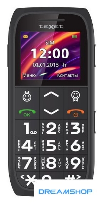 Picture of Монитор Мобильный телефон TeXet TM-B118 Black
