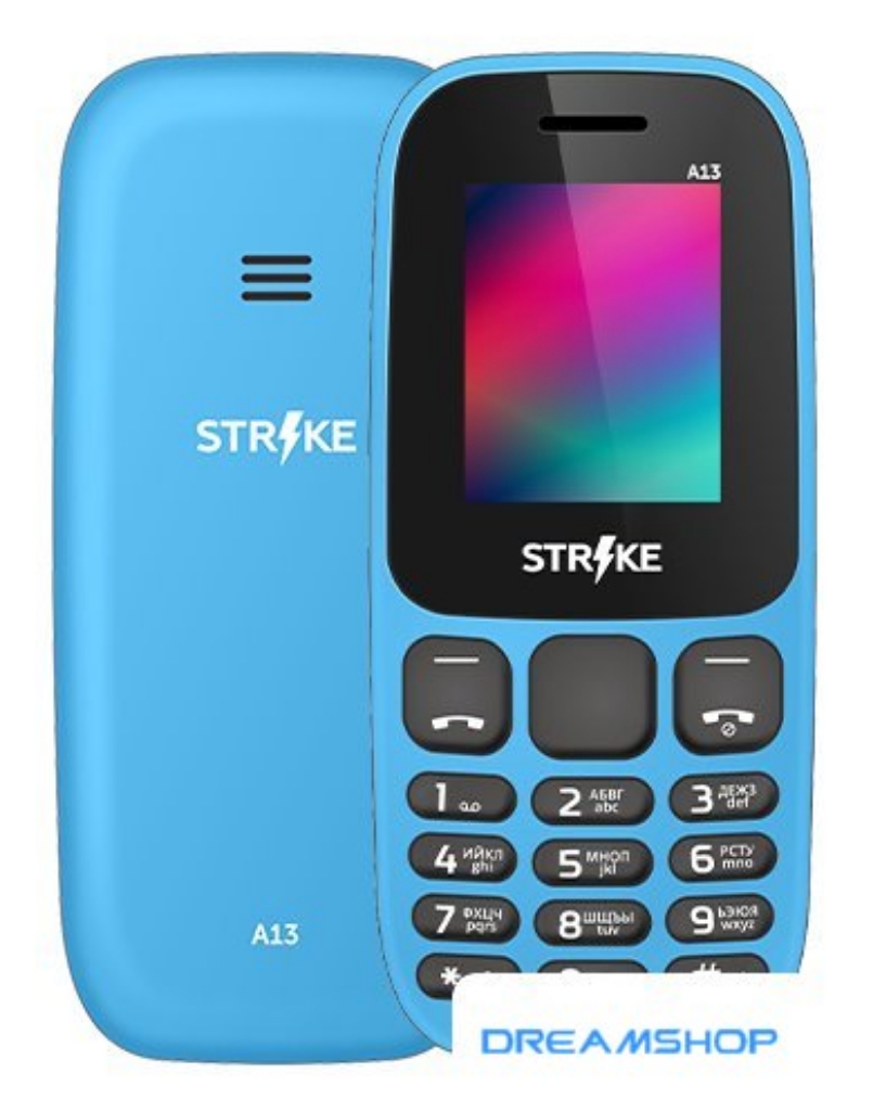 Picture of Смартфон Кнопочный телефон Strike A13 (голубой)