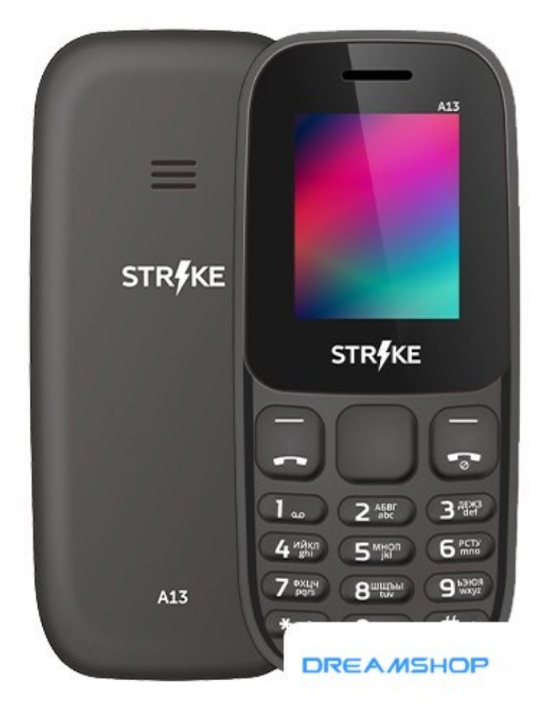 Picture of Смартфон Кнопочный телефон Strike A13 (черный)