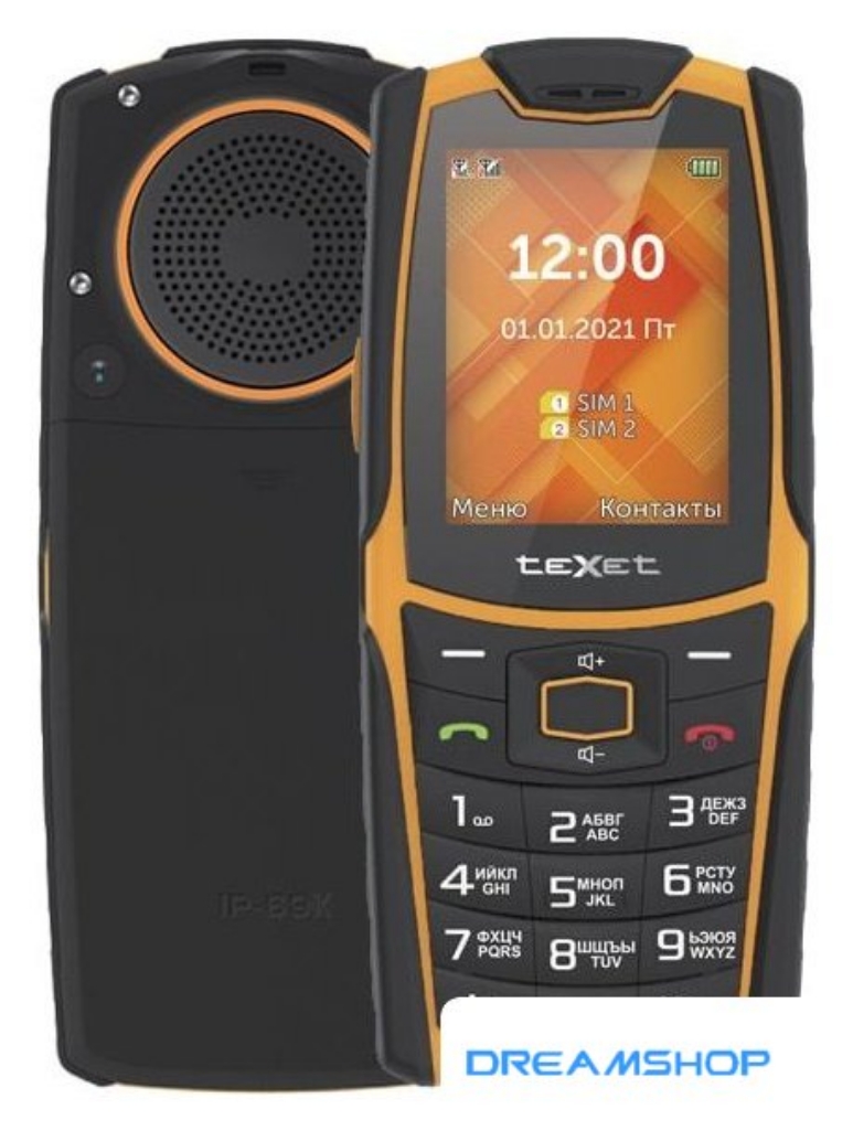 Picture of Смартфон Кнопочный телефон TeXet TM-521R (черный)