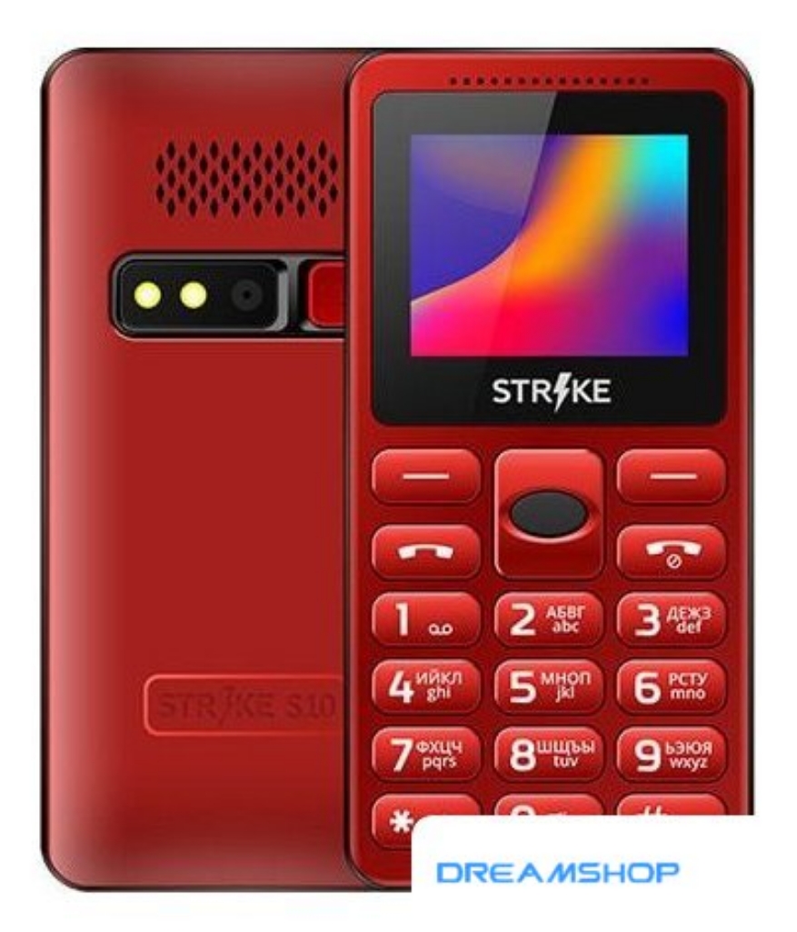 Picture of Смартфон Кнопочный телефон Strike S10 (красный)