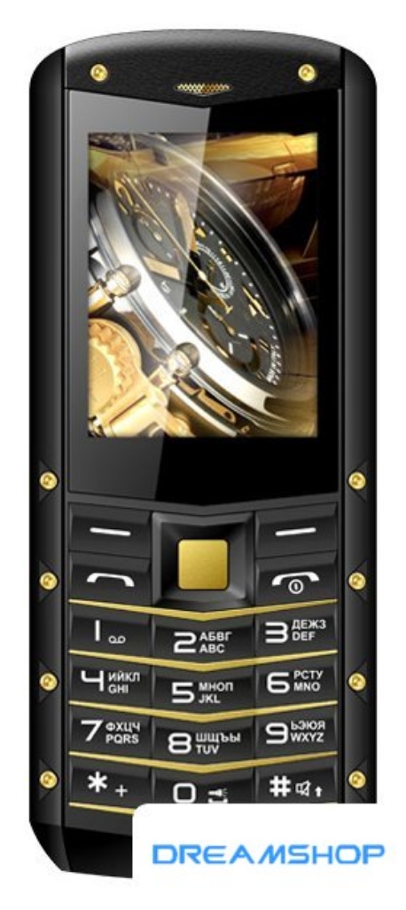 Picture of Смартфон Кнопочный телефон TeXet TM-520R (черный-золотистый)