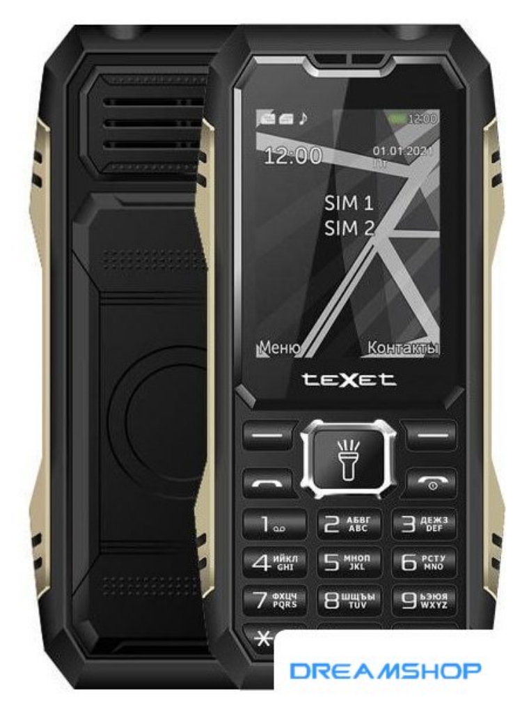 Picture of Смартфон Кнопочный телефон TeXet TM-D424 (черный)