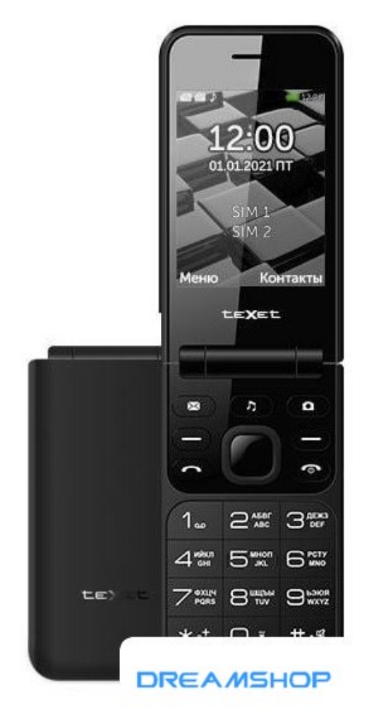 Picture of Смартфон Кнопочный телефон TeXet TM-405 (черный)