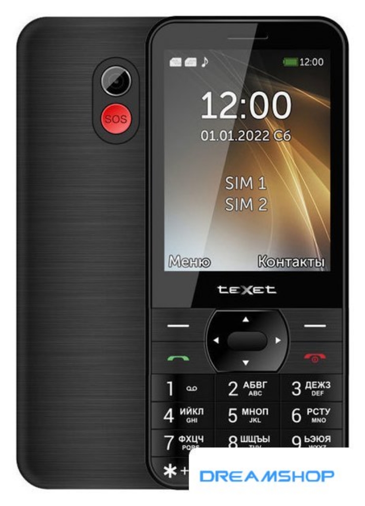 Picture of Смартфон Кнопочный телефон TeXet TM-423 (черный)