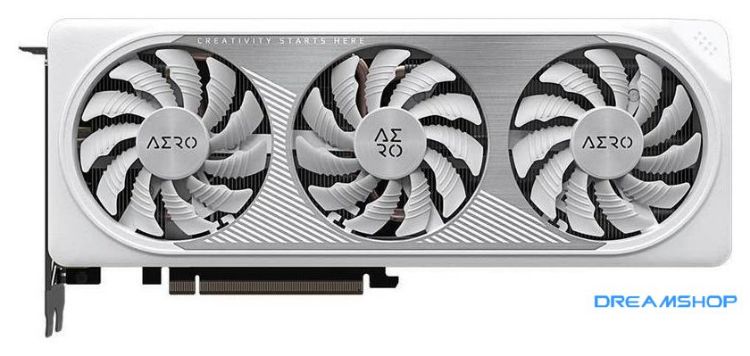 Изображение Видеокарта Gigabyte GeForce RTX 4060 Ti Aero OC 8G GV-N406TAERO OC-8GD