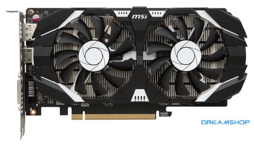 Изображение Видеокарта MSI Geforce GTX 1050 Ti OC 4GB GDDR5 [GTX 1050 TI 4GT OC]