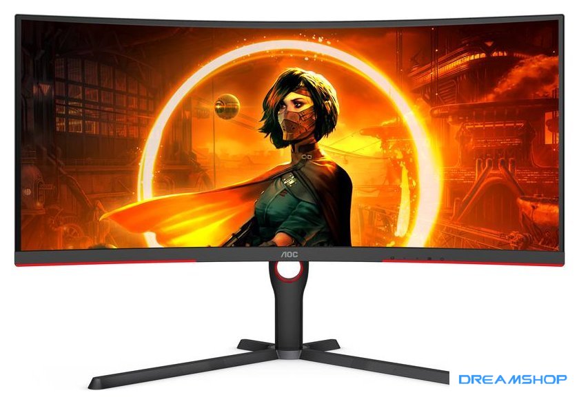 Изображение Игровой монитор AOC Agon CU34G3S