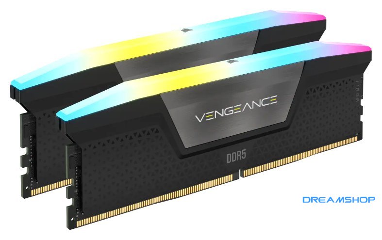 Imagen de Оперативная память Corsair Vengeance RGB 2x32ГБ DDR5 6000 МГц CMH64GX5M2B6000Z40