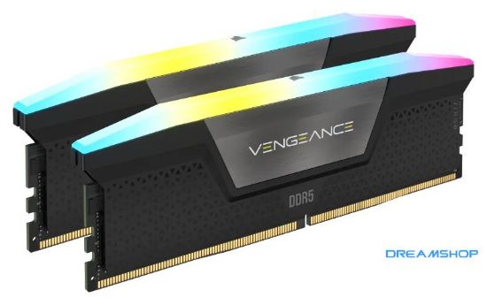 Изображение Оперативная память Corsair Vengeance RGB 2x32ГБ DDR5 6000 МГц CMH64GX5M2B6000Z40