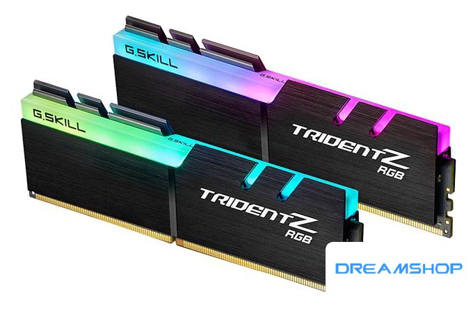 Изображение Оперативная память G.Skill Trident Z RGB 2x16GB DDR4 PC4-32000 F4-4000C19D-32GTZR