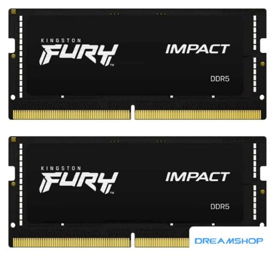 Изображение Оперативная память Kingston FURY Impact 2x32 ГБ DDR5 4800 МГц KF548S38IBK2-64