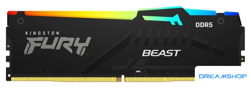 Imagen de Оперативная память Kingston FURY Beast RGB 2x16ГБ DDR5 6000МГц KF560C40BBAK2-32