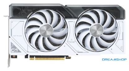 Изображение Видеокарта ASUS Dual GeForce RTX 4070 White OC Edition 12GB GDDR6X DUAL-RTX4070-O12G-WHITE