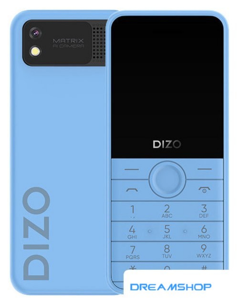 Изображение Смартфон Кнопочный телефон Dizo Star 300 (голубой)