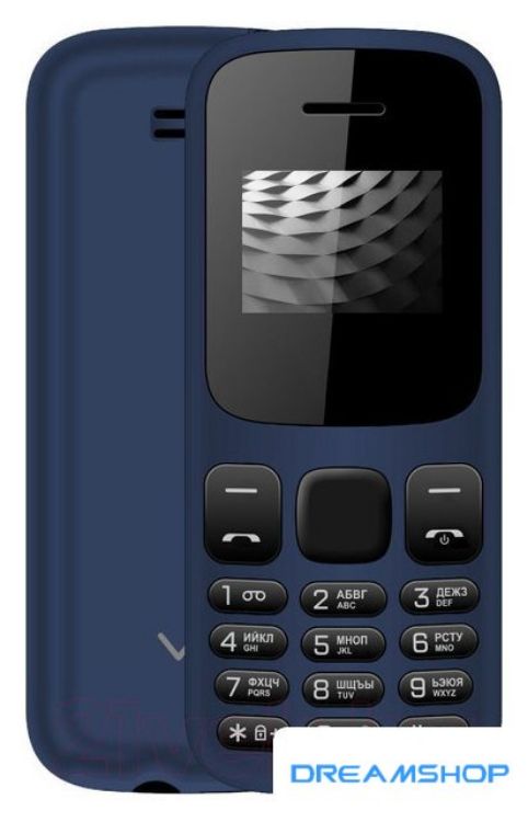 Изображение Кнопочный телефон Vertex M114 (синий)