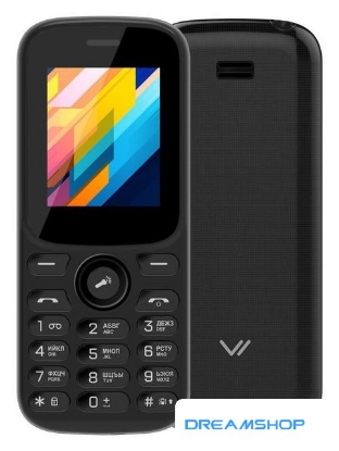 Изображение Смартфон Кнопочный телефон Vertex M124 (черный)