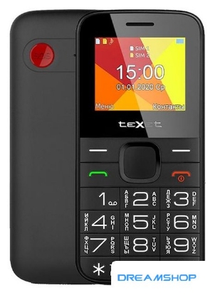 Изображение Смартфон Кнопочный телефон TeXet TM-B201 (черный)