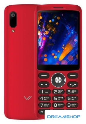 Изображение Смартфон Кнопочный телефон Vertex D571 (красный)