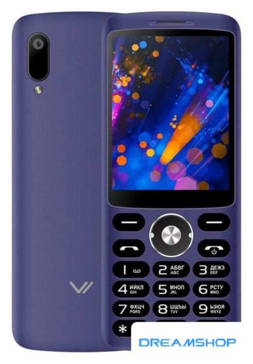 Изображение Кнопочный телефон Vertex D571 (синий)