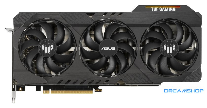 Изображение Видеокарта ASUS TUF Gaming GeForce RTX 3060 Ti OC Edition 8G GDDR6X TUF-RTX3060TI-O8GD6X-GAMING