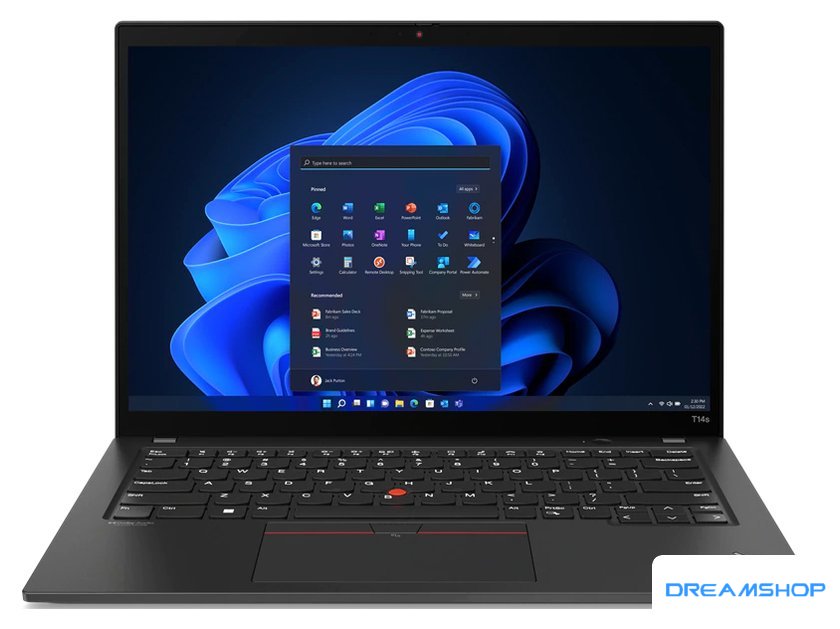 Изображение Ноутбук Lenovo ThinkPad T14s Gen 3 Intel 21BR00DVRT