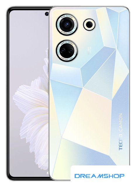 Изображение Смартфон Tecno Camon 20 8GB/256GB (ледниковое свечение)